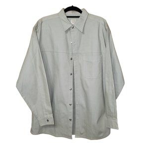 Casual Button Front Shirt  Large